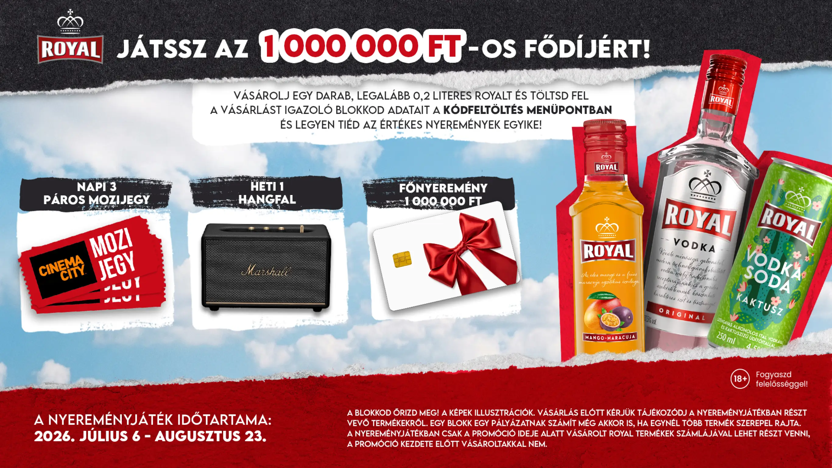 A promóció plakátképe.